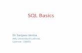 SQL Basics - Lucknow University