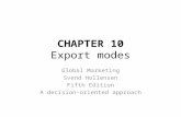 Export Modes
