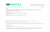 Replicating an Open Access Research Impact Study - VCU ...