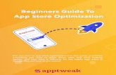 Beginners Guide To App Store Optimization - AppTweak