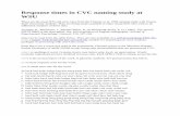 Response times in CVC naming study at WSU