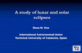 A study of lunar and solar eclipses