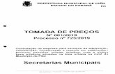 TOMADA DE PREÇOS Secretarias Municipais - Prefeitura de ...