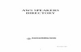 AWS SPEAKERS DIRECTORY
