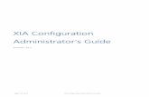 XIA Configuration Administrator's Guide - CENTREL Solutions