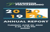 ANNUAL REPORT - The Lexington Philharmonic