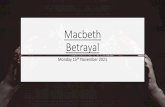 Macbeth Betrayal