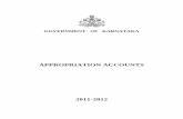 appropriation accounts 2011-2012 - CAG