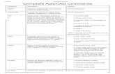 Complete AutoCAD Commands
