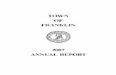 TOWN OF FRANKLIN 2007 ANNUAL REPORT - Franklin, MA