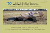 2018-2019 Alaska Hunting Regulations - eRegulations