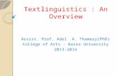 text linguistics