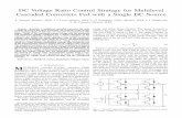DC-Voltage-Ratio Control Strategy for Multilevel Cascaded Converters Fed With a Single DC Source
