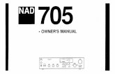 Nad-705-Owners-Manual - Vintage Hifi
