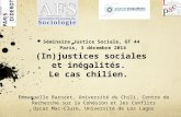(In)justices sociales et inégalités.  Le cas chilien.