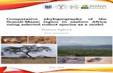 Comparative phylogeography of the Somali-Masai region in ...