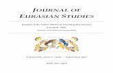Journal of Eurasian Studies - federatio.org