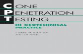 Cone Penetration Testing in Geotechnical Practice - Taylor ...
