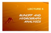 RUNOFF AND HYDROGRAPH ANALYSIS