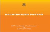 background papers - National Conference on e-Governance