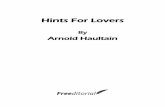 Hints For Lovers - Freeditorial
