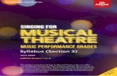 Music Performance Grades - Syllabus (Section 3) - ABRSM