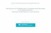 MSc International Business and Management The Dynamics of Market Entry and Expansion Strategy in Emerging Markets: The Case of Wal-Mart in Latin America