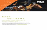bass syllabus - el blog de trinity