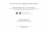 Annotated Bibliography Strangers in Crisis: - Institute for ...