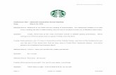 Starbucks Corporation Annual Meeting Date: March 16, 2022