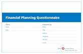 Financial Planning Questionnaire - bmo nesbitt burns