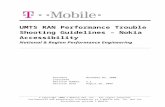 UMTS RAN Performance Trouble Shooting Guidelines – Nokia Accessibility Document Information