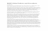 BHIP Global Policies and Procedures