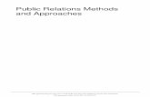 Public Relations Methods and Approaches - FUTILE WORK