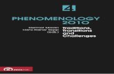 Phenomenology 2010. Volume 4. Traditions, Transitions and Challenges
