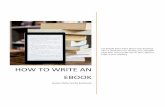 How To Write an ebook - Scribe Syndicate