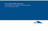 The AALITRA Review - Open Journal Systems