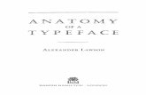 Anatomy of Typeface by Alexander Lawson
