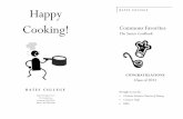 Happy Cooking! - Bates College