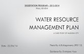 Water Resource Management Plan