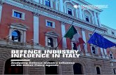 DEFENCE INDUSTRY INFLUENCE IN ITALY