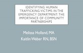 identifying human trafficking victims in the emergency ...