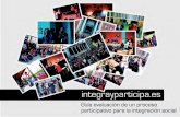 Integrayparticipa.es Guia evaluación de  proceso participativo para la integración social.