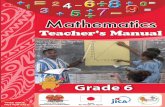 MA THEMA TICS Teacher's Manual Grade 6 - JICA