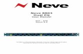 Neve 8803 Dual EQ - User Manual