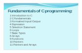 Fundamentals of C programming: