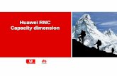 Huawei RNC Capacity dimension