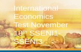 International Economics Test November 18
