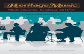 Music Education Catalogue 2011/12 - Heritage Music