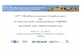 BOOK OF ABSTRACTS - Mediterranean Control Association